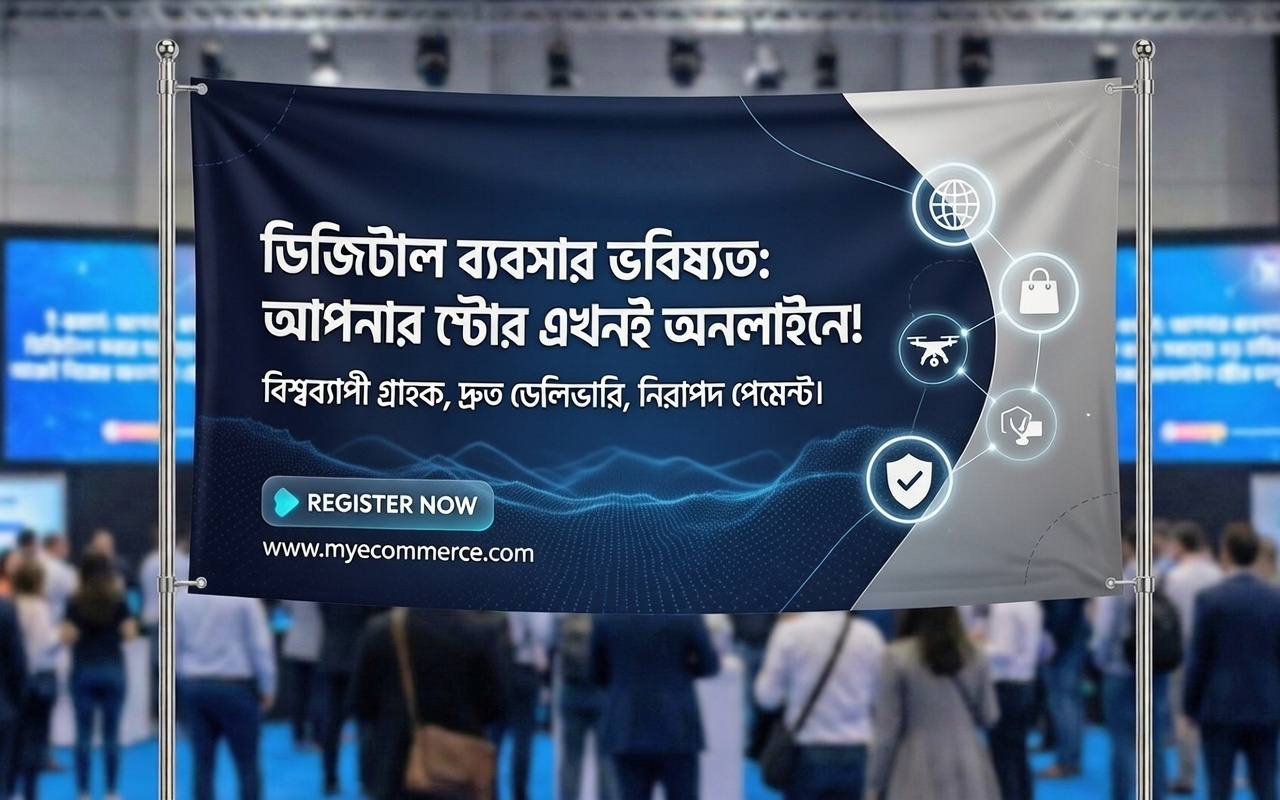 ই-কমার্স: আপনার ব্যবসাকে ডিজিটাল করার সবচেয়ে বড় হাতিয়ার – আজই নিজের অনলাইন স্টোর চালু করুন! 🛒🌍
