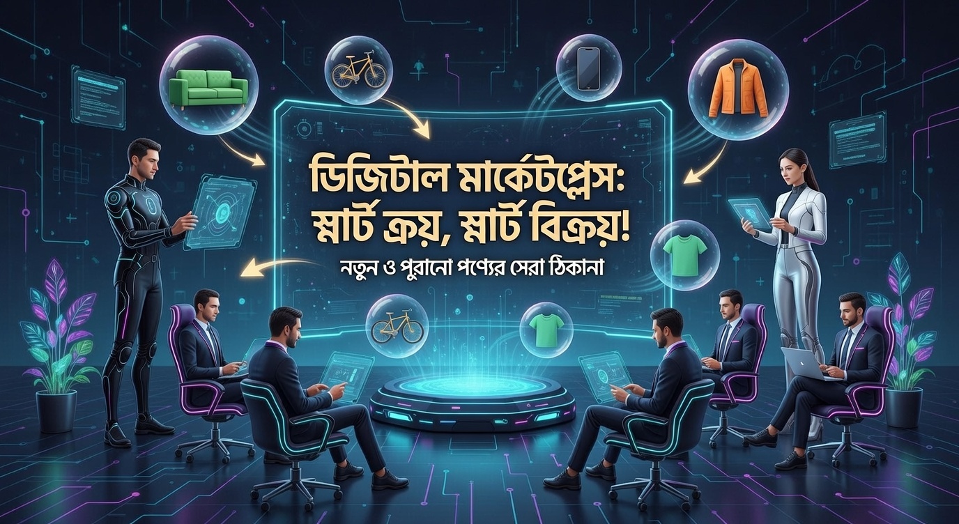 আপনার যেকোনো নতুন বা পুরোনো পণ্য বিক্রি করুন খুব সহজেই! উন্মুক্ত মার্কেটপ্লেসে আপনাকে স্বাগতম 🛍️💸